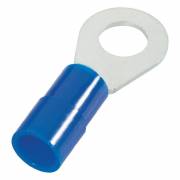 Crimp 06mm blue ring terminal for 2,5mm2 cable