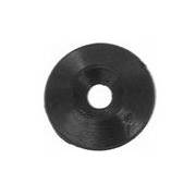 Plastic cup washer 8mm black wide