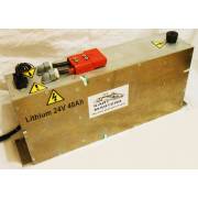Batterie Lithium 24V 40Ah Low Density avec BMS
