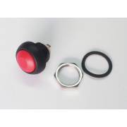 Red waterproof push button D13mm 1NO