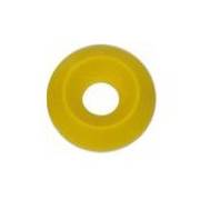 Rondelle cuvette plastique 6mm jaune